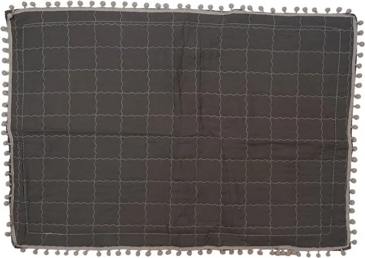 Sivá prikrývka na posteľ a 2x obliečka na vankúš Bulb - 230*250 cm / 50*70 cm