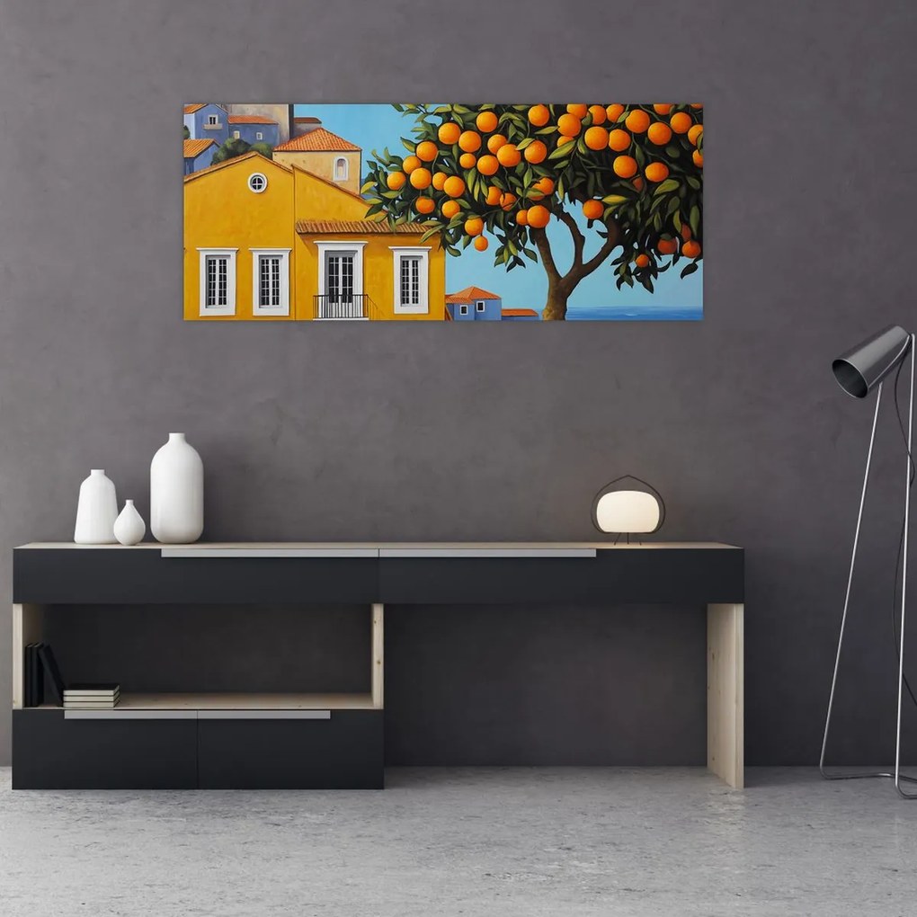 Obraz - Pomarančovník (120x50 cm)