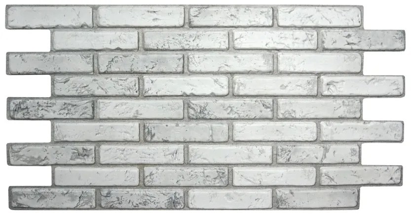 PVC 3D obkladový panel 97 x 50 cm - Light Brick svetlá tehla