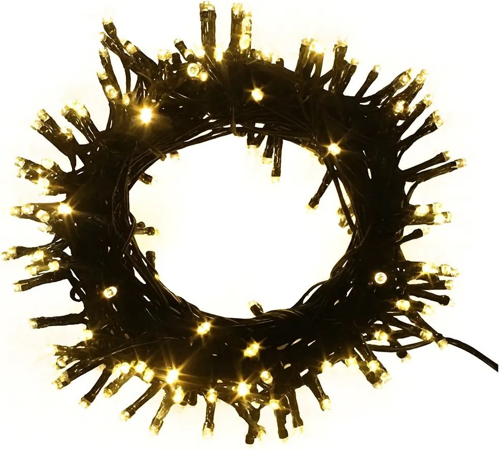 Vianočné svetielka vnútorné teplá biela 300 LED