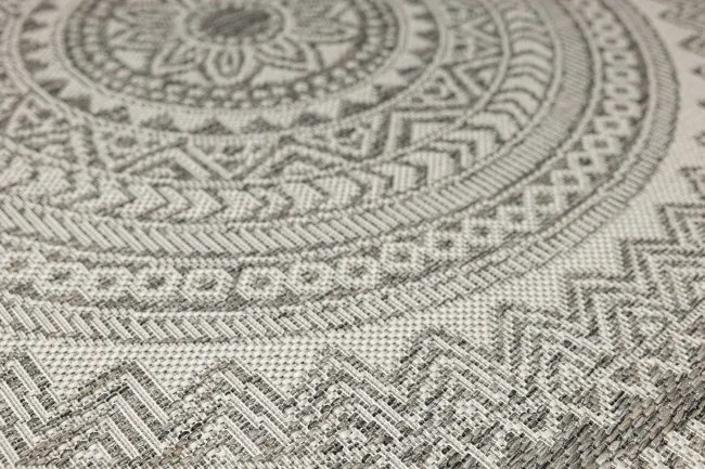 Koberec JEANS 19347/P91 grafitový kruh