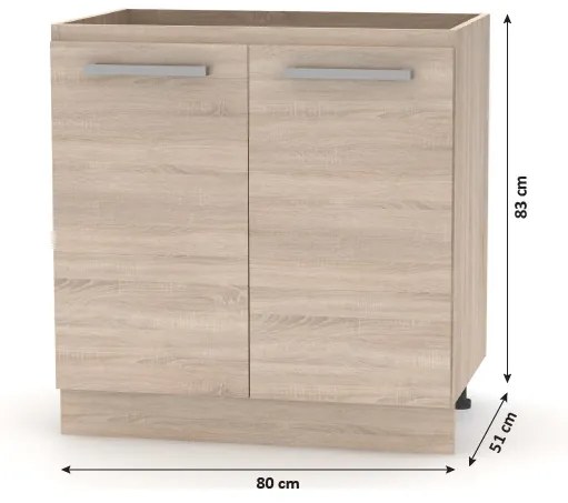 Kuchyňská linka 2,4 m, NOVA PLUS 0000210268 Tempo Kondela