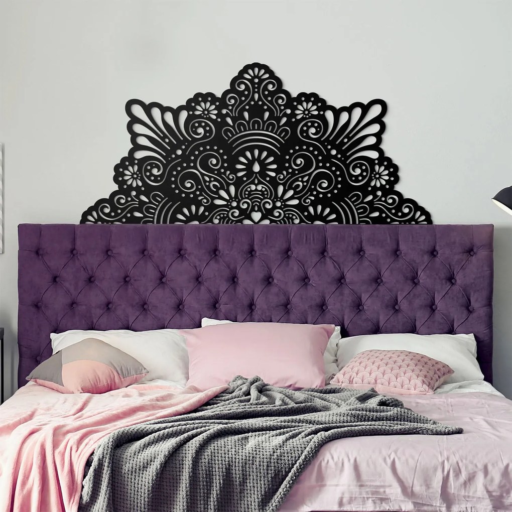 DUBLEZ | Polovičná mandala na stenu - Koruna