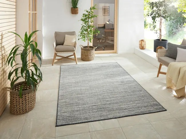 Obojstranný koberec Elle Decoration GEMINI Melange strieborný
