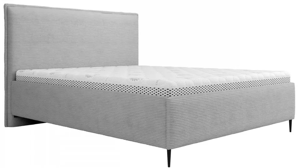 Čalúnená posteľ Alecias Corduroy, Dostupné poťahy: Poso 14, Rozmer postele: 180x200