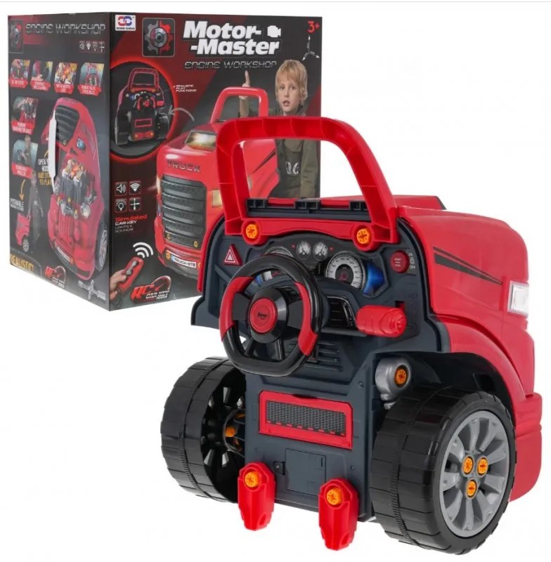 ZKT.008-978 Sada pre malého mechanika - MotorMaster - Red Truck