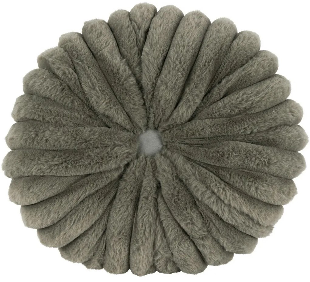 Vankúšik Flower sivá, pr. 38 cm