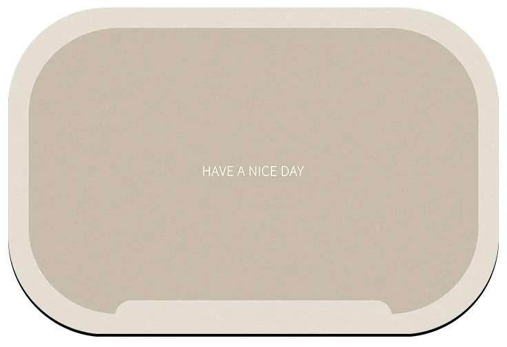 Bezdoteku Kremelinová predložka do kúpeľne HAND béžová 60x40