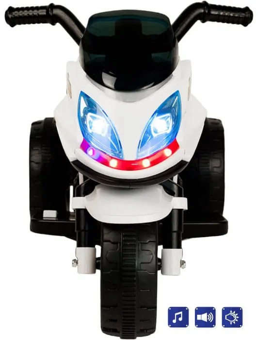 Elektrická motorka KICK white