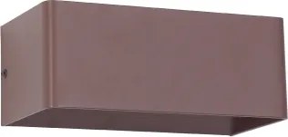 Brilagi - LED Vonkajšie nástenné svietidlo DONNANI LED/7W/230V 20 cm hnedá IP44