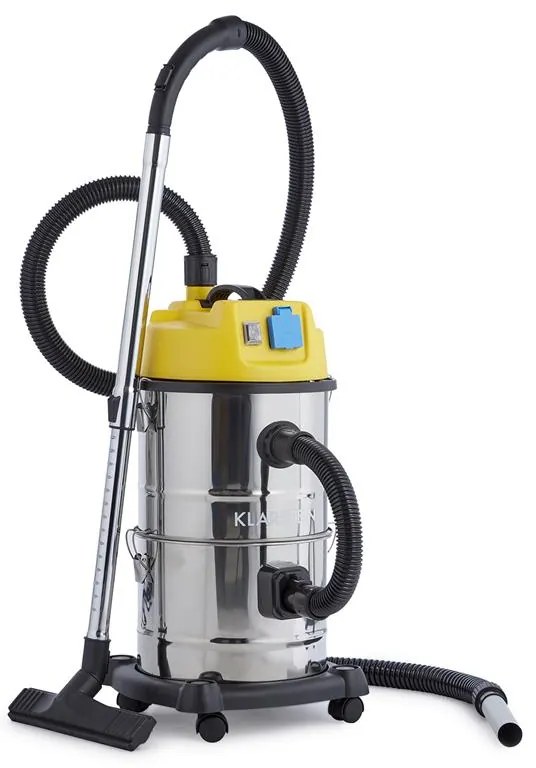 Klarstein Reinraum 3-in-1, priemyselný vysávač, 1800 W, 30 l, ušľachtilá oceľ