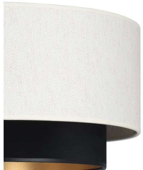 Stropné svietidlo NATIA 1xE27/60W/230V biela/čierna