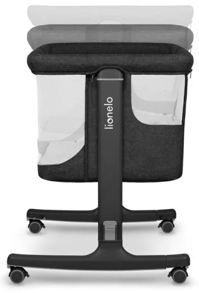 Lionelo - Detská postieľka 3v1 AURORA čierna