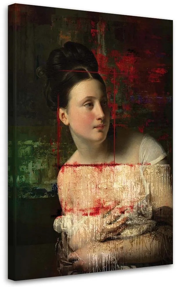 Gario Obraz na plátne Portrét dámy - Jose Luis Guerrero Rozmery: 40 x 60 cm