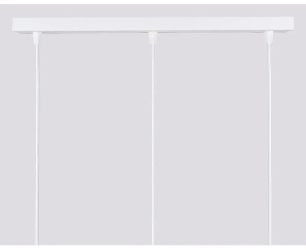 Biele závesné svietidlo Gleam – Sollux