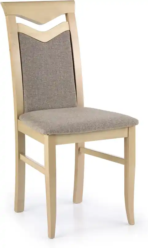DREVONA Jedálenská stolička drevená dub sonoma hnedo-béžová CITRONE Inari  23 | BIANO