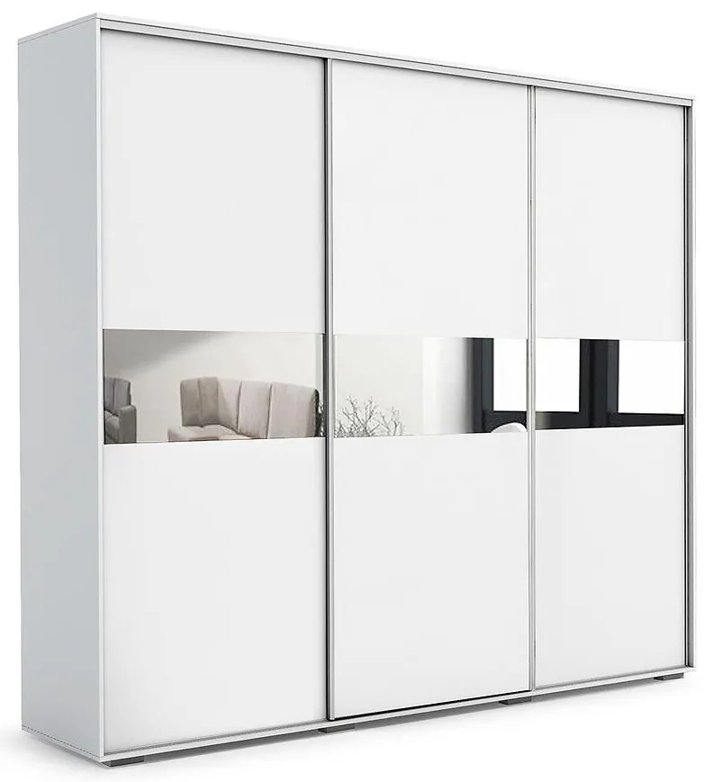 Skriňa Daria A27 250 Zrkadlo Biely