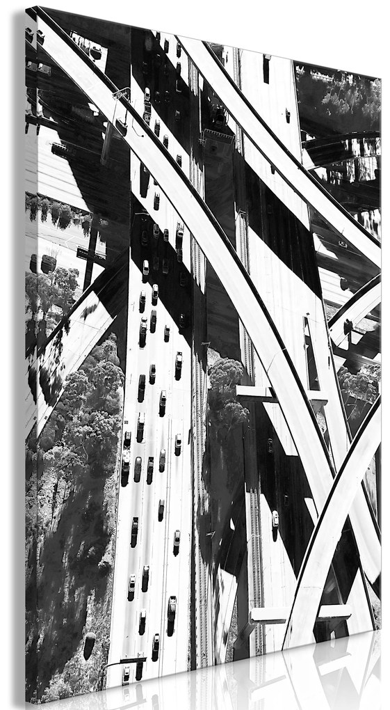 Artgeist Obraz - City Geometry (1 Part) Vertical Veľkosť: 20x30, Verzia: Standard