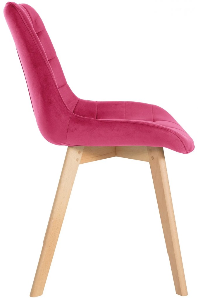 Stolička Brook - zamat - Červená