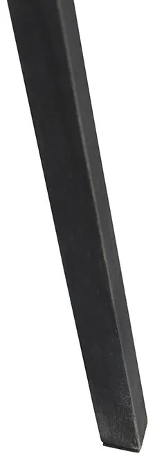 Rustikálna stojaca lampa trojnožka čierna - Tripod Classic