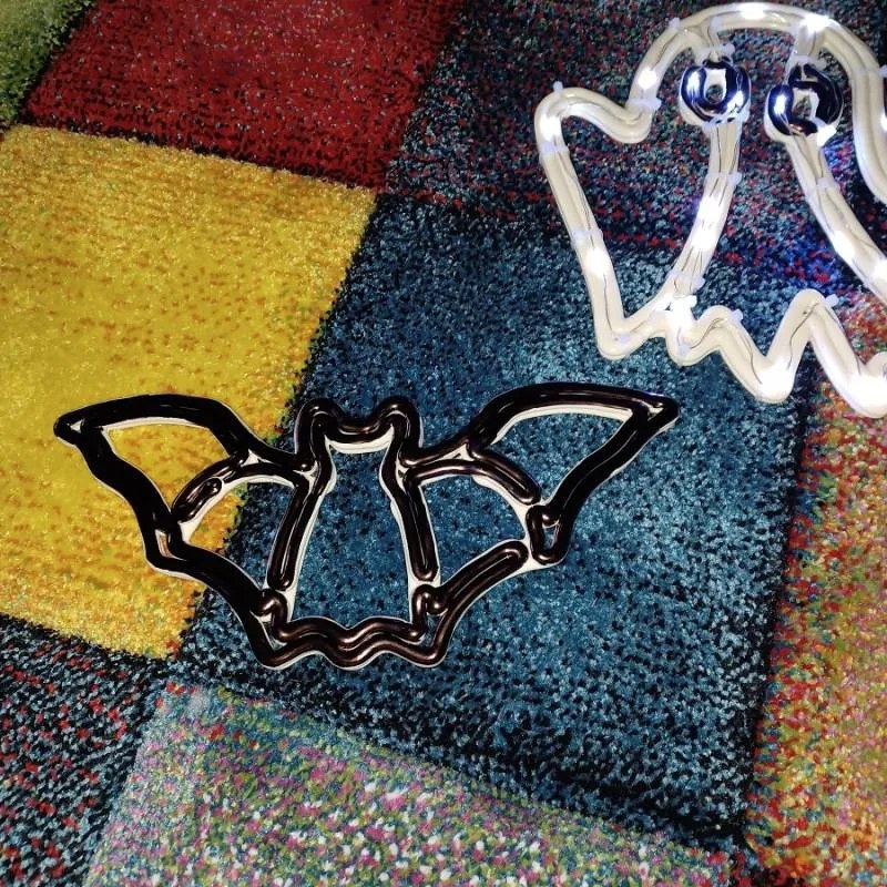 DECOLED Netopýr, 30 cm, bílá