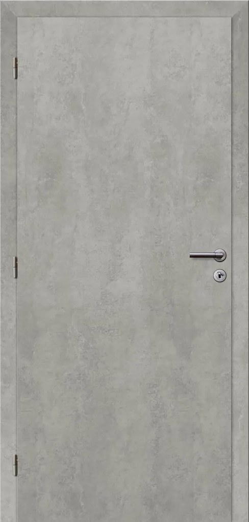 Solodoor Interiérové dvere 60 L, 650 × 1 985 mm, fólia, ľavé, betón, plné