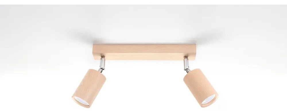 Drevené stropné svietidlo Sollux Ludwik