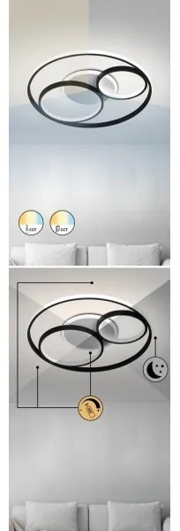 Rabalux - LED Stmievateľné stropné svietidlo LED/50W/230V 3000-6000K + DO