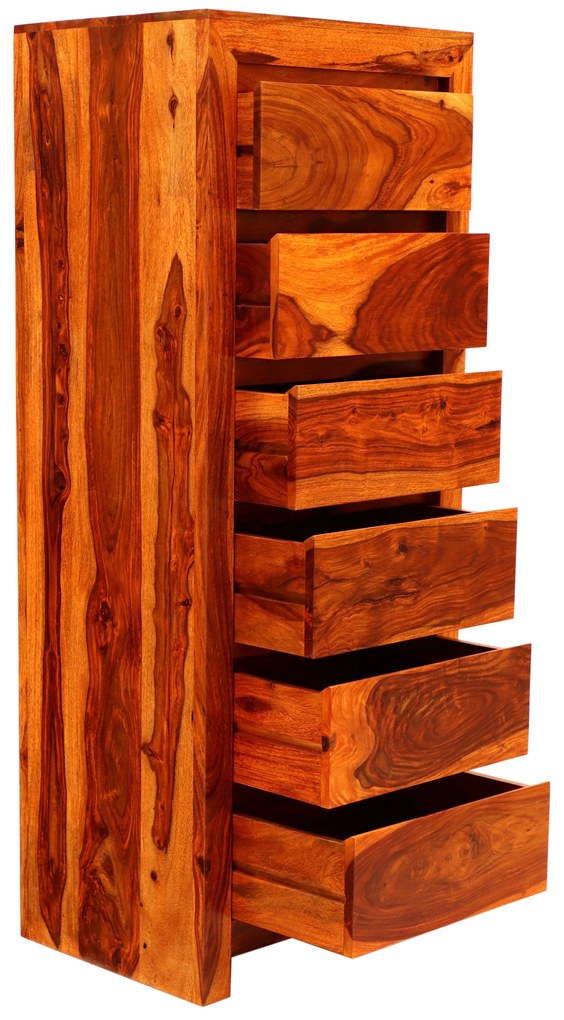 furniture-nabytek.cz - Komoda z masívneho dreva palisander 60x40x150cm