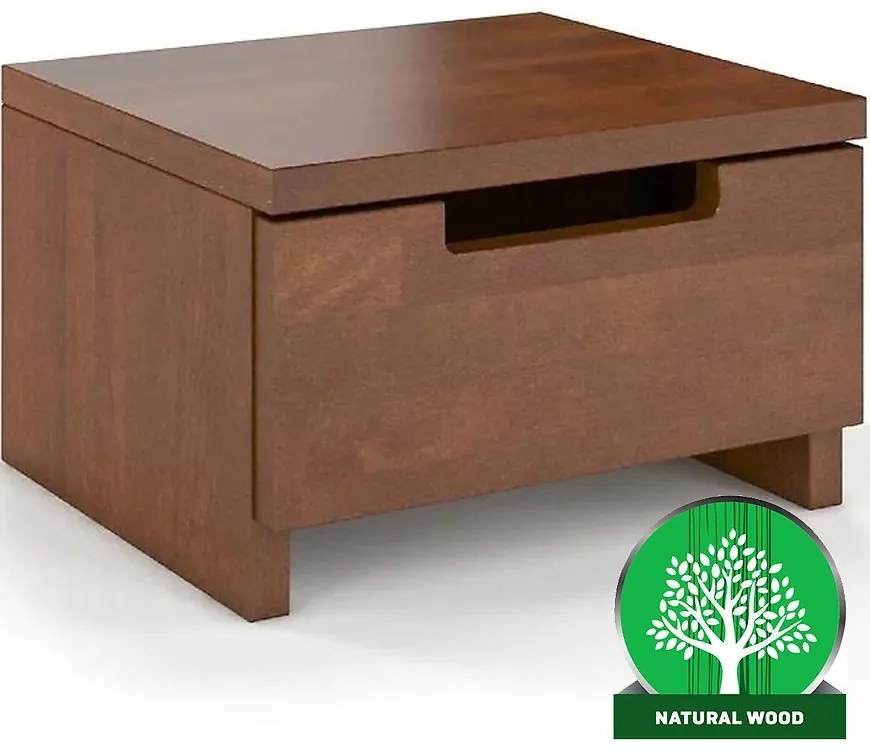 Nočný stolík buk Skandica Spectrum Nízka orech