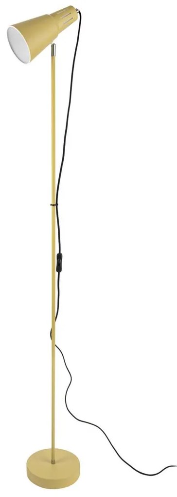 LEITMOTIV Stojaca lampa Mini Cone žltá ∅ 24 × 147,5 cm