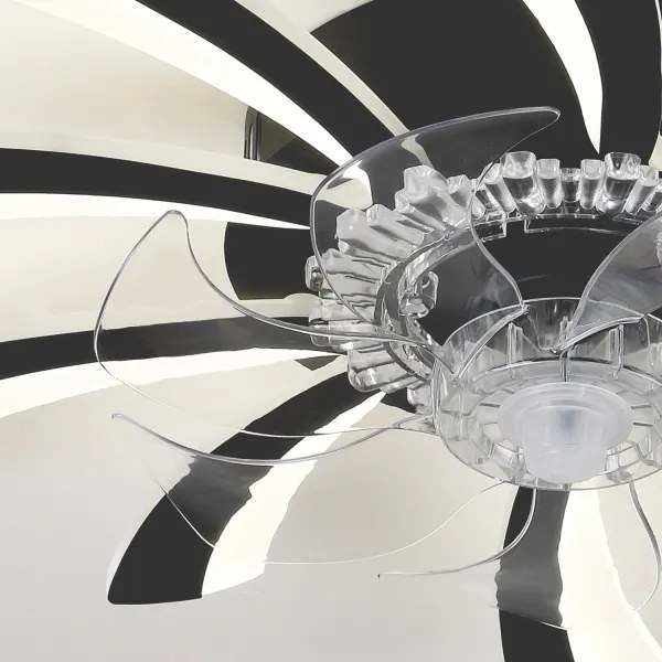 Brilagi-LED stmievateľné svietidlo s ventilátorom LED/50W/230V 3000-6500K čierne