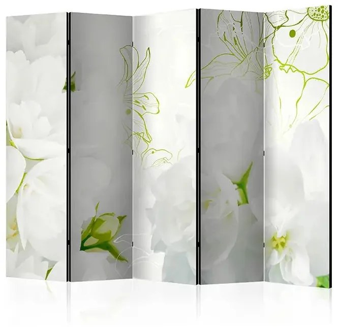 Paraván - Jasmine II [Room Dividers] Veľkosť: 225x172, Verzia: Akustický