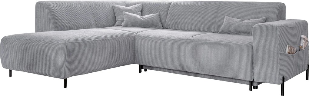 XXXLutz ROHOVÁ SEDAČKA, textil, svetlosivá MID.YOU - Sedačky - 001454003112