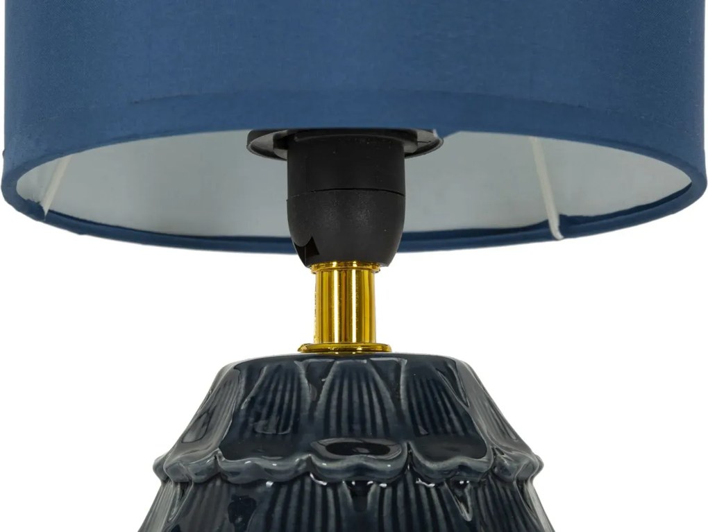 Stolná lampa Pigny 30,5 cm modrá