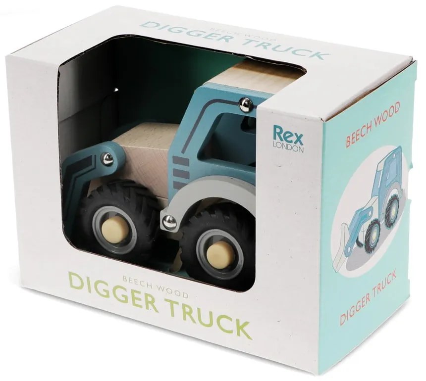 Drevený traktor Digger Truck – Rex London