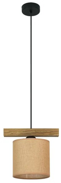 Brilagi - Luster na lanku FOREST 1xE27/15W/230V borovica/hnedá/čierna