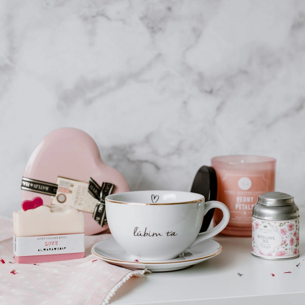 Bella Rose Porcelánový hrnček Ľúbim ťa 300 ml