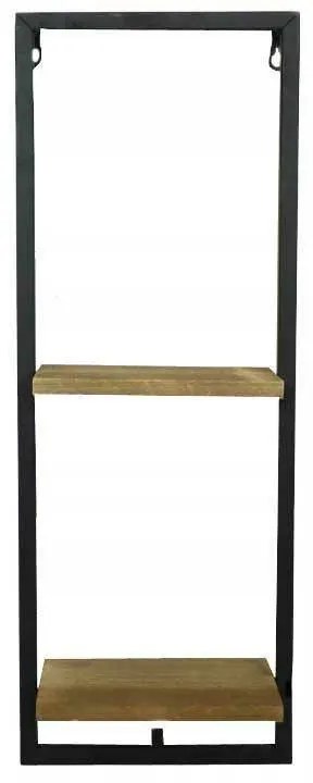 AKCIA Kovová nástenná polica TANDOR 20x55 cm II. akosť