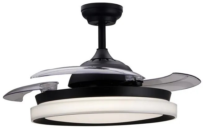 Philips 8719514408517 Bliss stropné svietidlo s ventilátorom LED D510mm 35W/4500lm 2700-4000-5500K čierna, diaľkové ovládanie