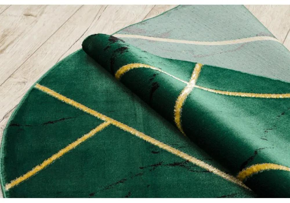 Kusový koberec Perl zelený kruh 160cm