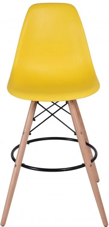 TZB Barová stolička Hoker Capri žltá