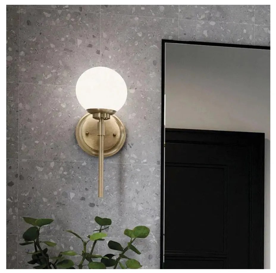 Kichler KL-BENNO1-CPZ - LED Kúpeľňové svietidlo BENNO 1xG9/3W/230V IP44 mosadz