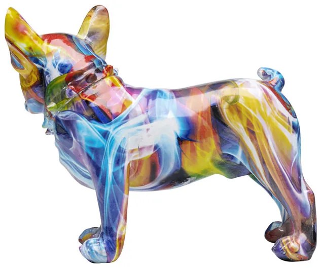 Frenchie Colorful dekorácia 24 cm mix