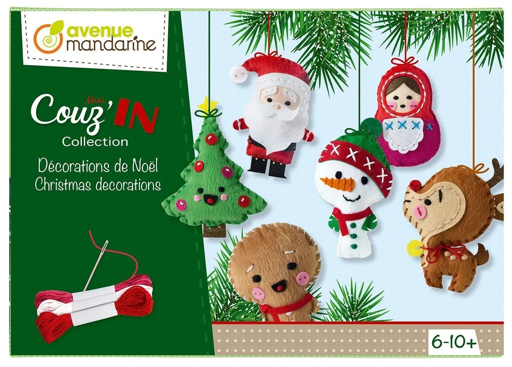 Kreatívna súprava – vianočné dekorácie na ušitie