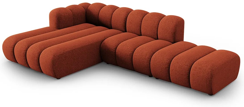 Micadoni Lupine rohová sedačka ženilka - Biela, Ľavá