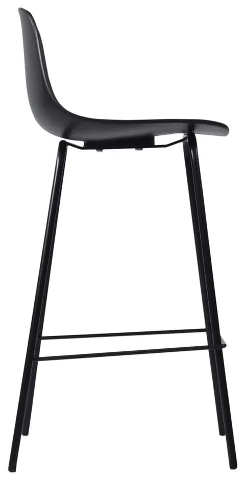 Čierna plastová barová stolička 92,5 cm Whitby – Unique Furniture
