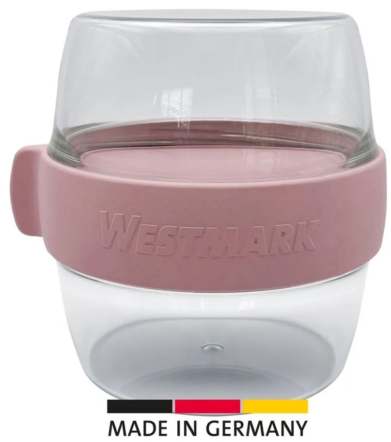 Westmark Dvojdielna dóza na desiatu MAXI, 700 ml, ružová