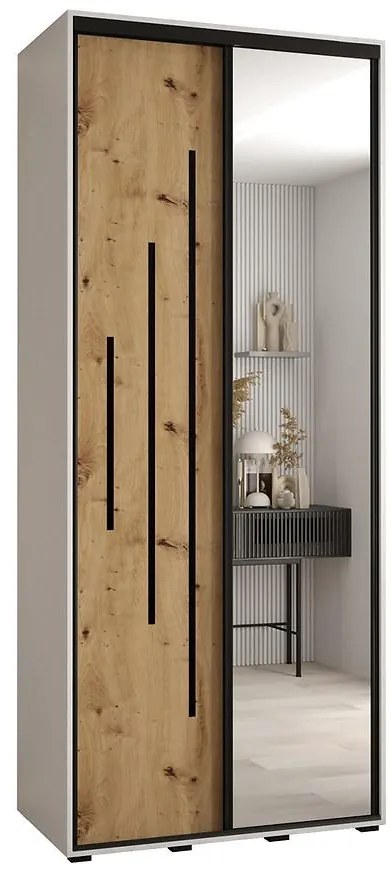 Skriňa 45 Canaris 13 100 biela/artisan/čierna