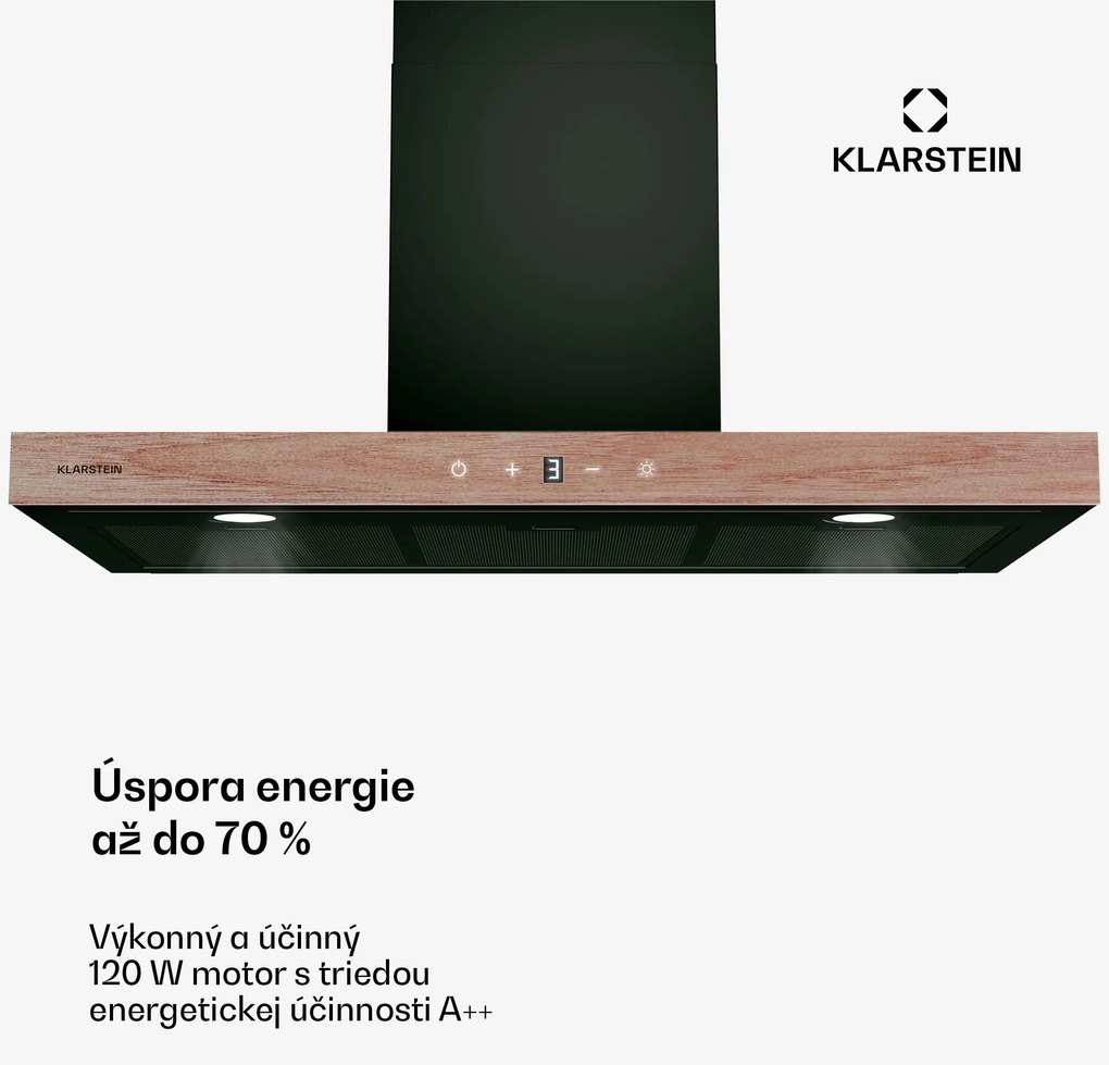 Klarstein ZenFusion T digestor, 881,6 m³/h, A++, 210 W DC, 47 dB, odsávanie/recirkulácia